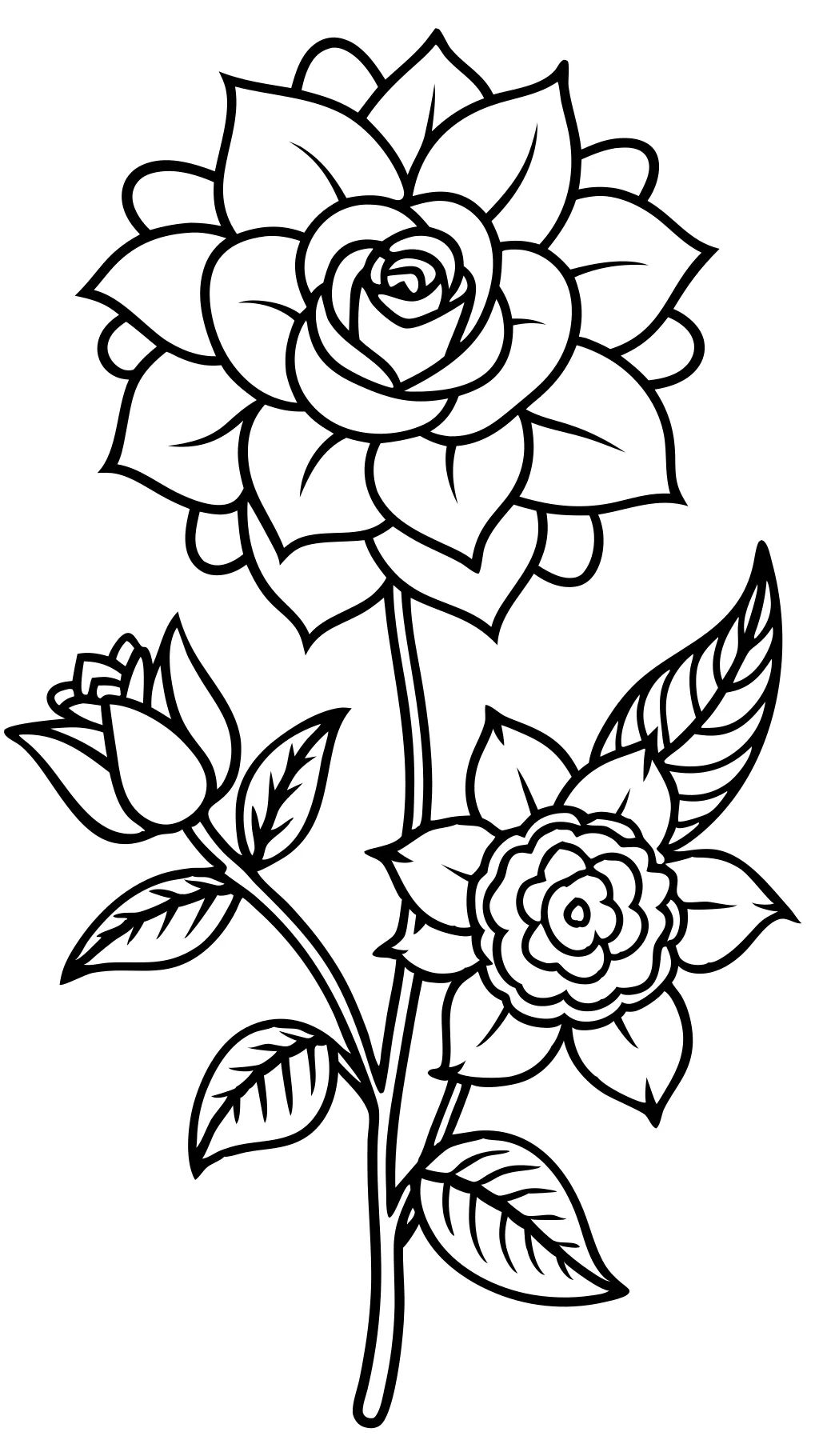 free flower coloring pages printable